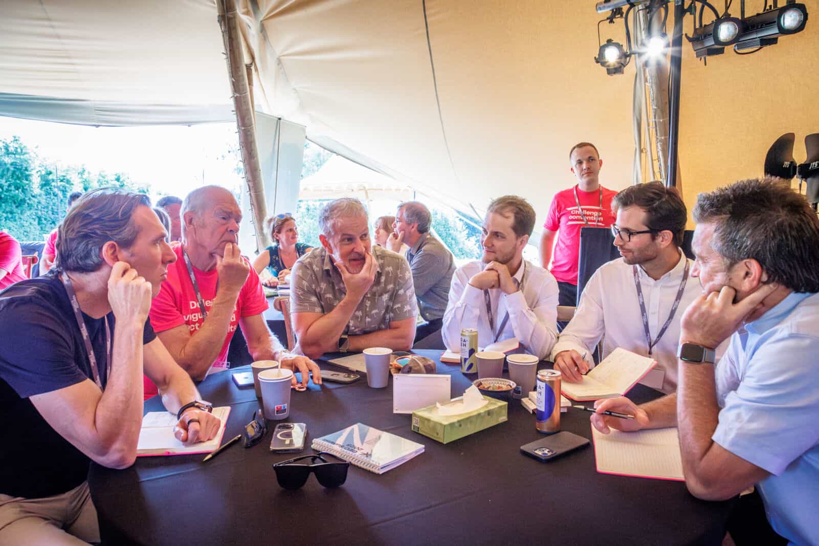 Fuonder CEOs attending an entrepreneur coaching event at Monkhouse & Company