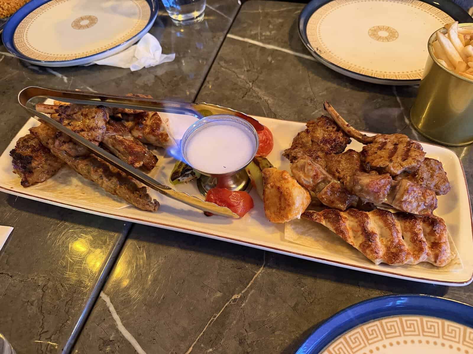 Food at Charlie's Kitchen, Salisbury