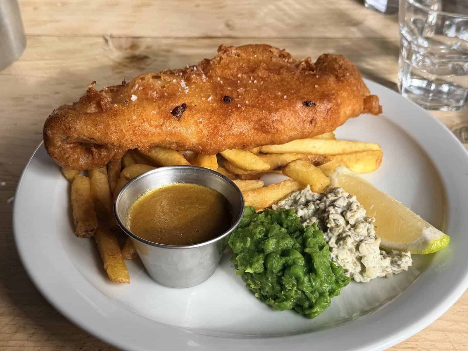 Food at The Silver Plough, Pitton
