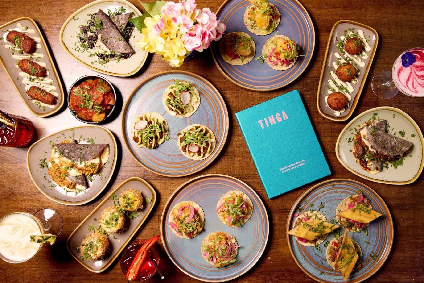 Food at Tinga, Salisbury